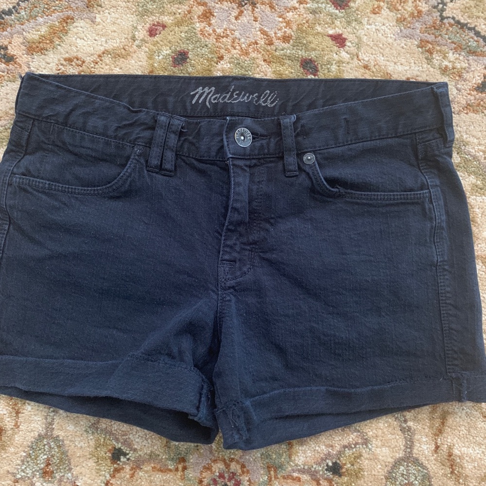 Madewell Black Jean Shorts size 27